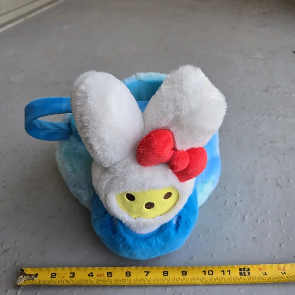 NEW Peeps x HELLO KITTY Easter Basket w/ Handle‎ Bunny Rabbit Plush Basket Blue
